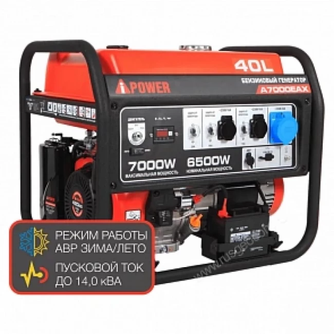 Бензиновый генератор A-iPower A7000EAX + транспортировочный комплект A-iPower L