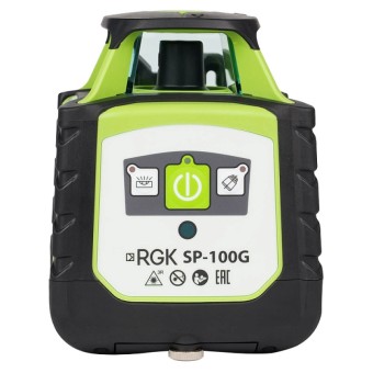 Ротационный нивелир RGK SP-100G с поверкой