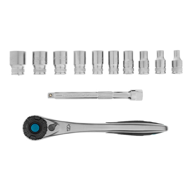 Набор торцевых головок 1/4", CrV 12 предметов Gross