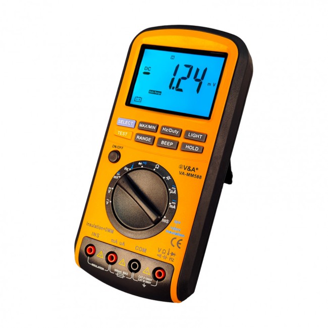 Мультиметр-мегаомметр VA-MM588 Мультиметр-мегаомметр VA-MM588