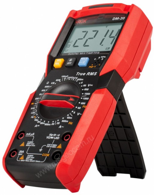 Мультиметр RGK DM-20 с поверкой