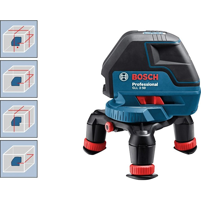 Лазерный уровень Bosch GLL 3-50+BM 1 (0.601.063.802)