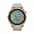 Часы Garmin Fenix 7S Sapphire Solar титановый кремово-золотой с светло-песочным силиконовым ремешком Часы Garmin Fenix 7S Sapphire Solar титановый кремово-золотой с светло-песочным силиконовым ремешком