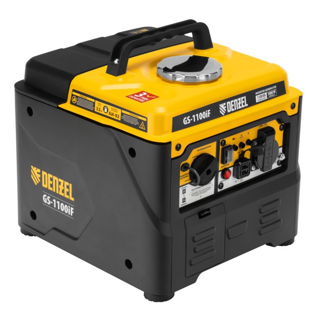 Генератор инверторный GS-1100iF 1,1 кВт DENZEL Генератор инверторный GS-1100iF 1,1 кВт DENZEL