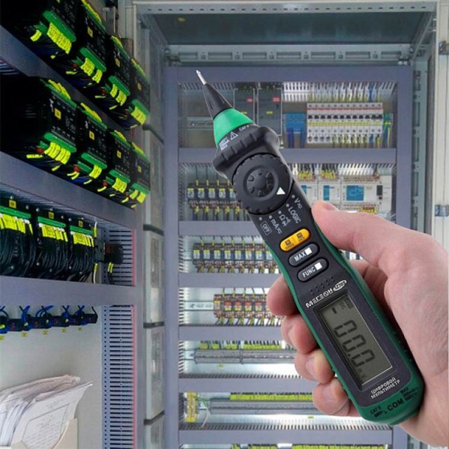 Мультиметр цифровой тип "ручка" МЕГЕОН 12789