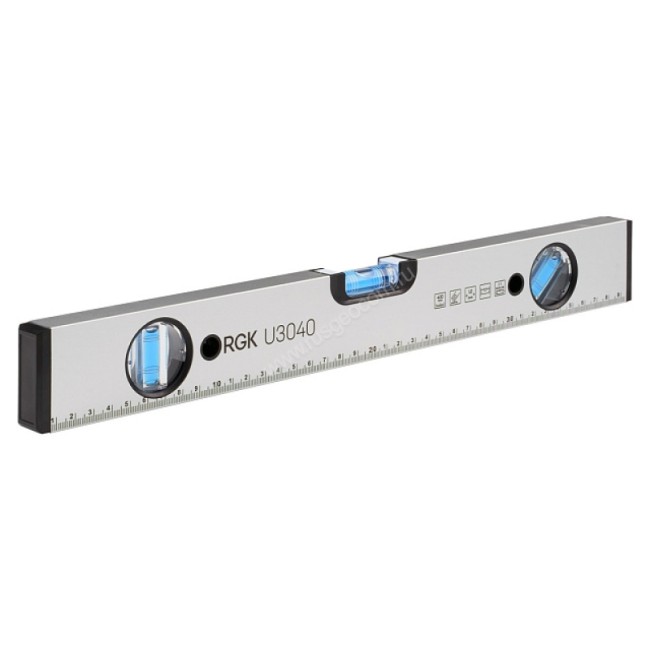 Пузырьковый уровень RGK U3040 с калибровкой Пузырьковый уровень RGK U3040 с калибровкой