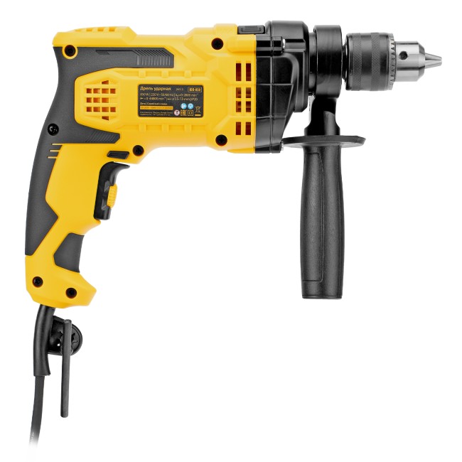 Дрель ударная IDD-850, 850 Вт, 0-2800 об/мин, 44800 уд/мин Denzel Дрель ударная IDD-850, 850 Вт, 0-2800 об/мин, 44800 уд/мин Denzel