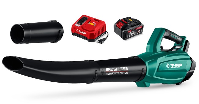 Воздуходувка аккумуляторная ВА-800-41 ЗУБР 20 В, 800 м3/ч, 1 АКБ LMS (4 Ач) Воздуходувка аккумуляторная ВА-800-41 ЗУБР 20 В, 800 м3/ч, 1 АКБ LMS (4 Ач)