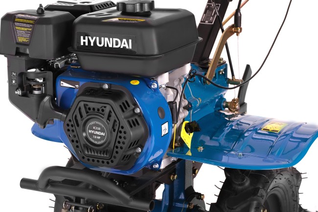 Бензиновый мотоблок  Hyundai T 1300 с комплектом колес