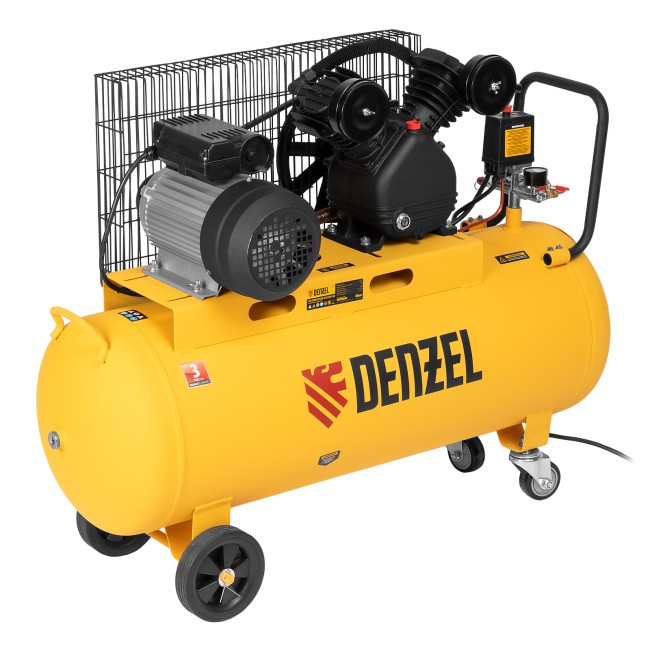Компрессор воздушный ременной BCV2200/100 Denzel Компрессор воздушный ременной BCV2200/100 Denzel