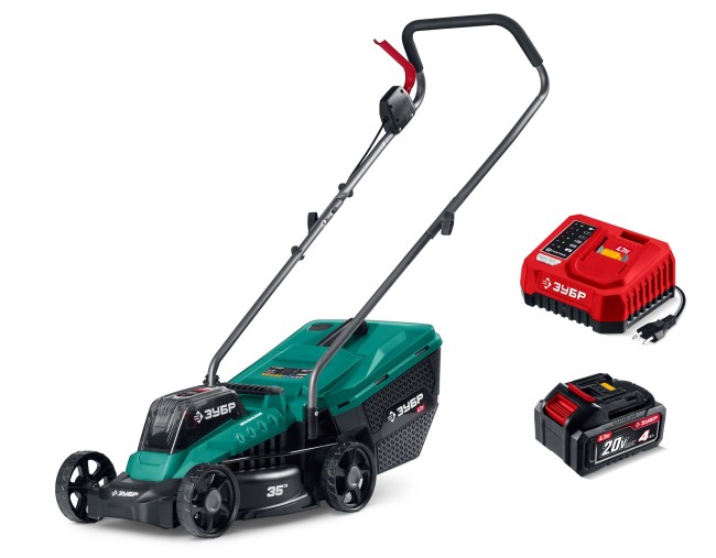 Газонокосилка аккумуляторная бесщеточная ГКЛ-2035-41 ЗУБР 20 В, 350 мм, 1 АКБ LMS (4 Ач) Газонокосилка аккумуляторная бесщеточная ГКЛ-2035-41 ЗУБР 20 В, 350 мм, 1 АКБ LMS (4 Ач)