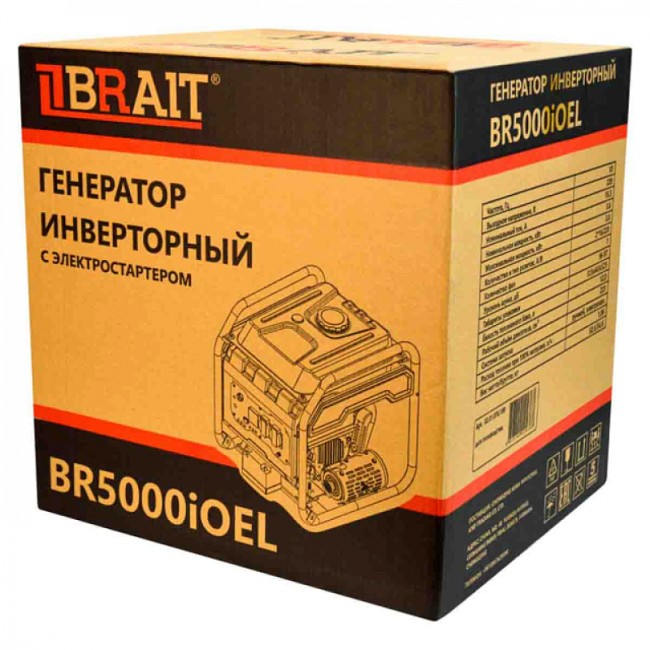 Инверторный генератор BRAIT BR-5000iOEL Инверторный генератор BRAIT BR-5000iOEL