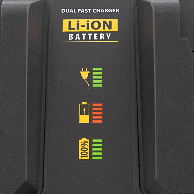 Устройство зарядное для аккумуляторов IBC-18-3.0-2, Li-Ion, 18В, 3.0 А, для двух батарей Denzel Устройство зарядное для аккумуляторов IBC-18-3.0-2, Li-Ion, 18В, 3.0 А, для двух батарей Denzel