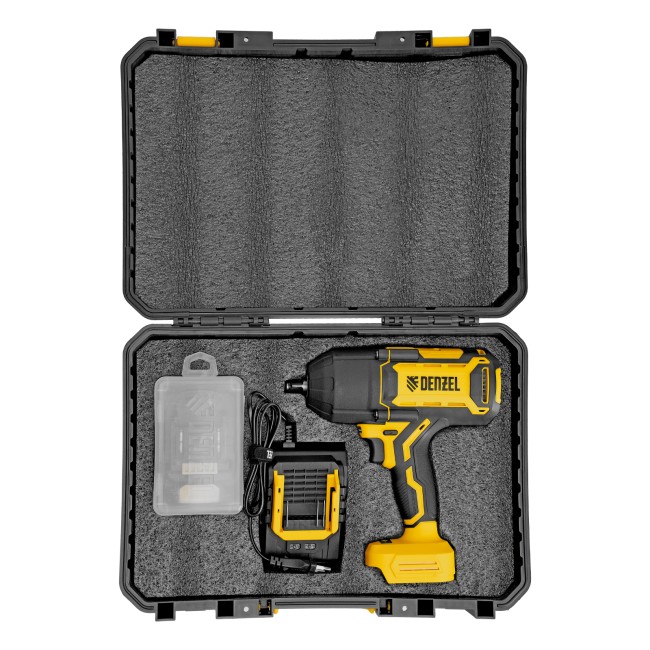 Гайковерт ударный аккумуляторный CIWH-BL-20-1000 Denzel Гайковерт ударный аккумуляторный CIWH-BL-20-1000 Denzel