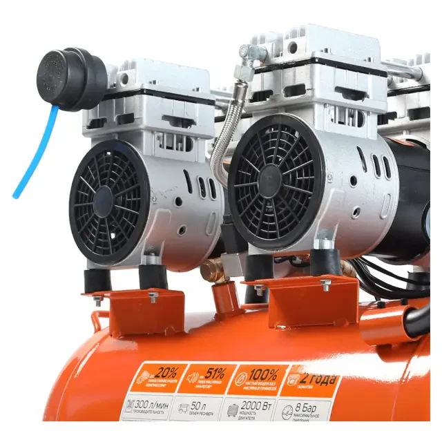 Компрессор поршневой безмасляный Patriot WO 50-300 Компрессор поршневой безмасляный Patriot WO 50-300