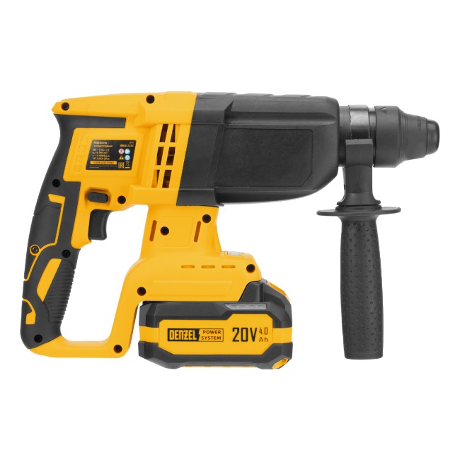 Перфоратор аккумуляторный RHH-BL-20-28, 3 Дж Denzel Перфоратор аккумуляторный RHH-BL-20-28, 3 Дж Denzel