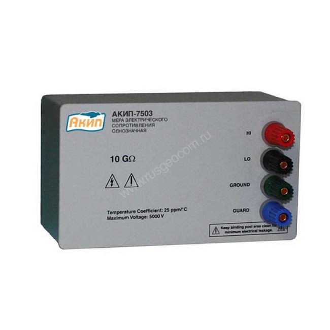 Мера сопротивления АКИП-7503-200ГОм Мера сопротивления АКИП-7503-200ГОм