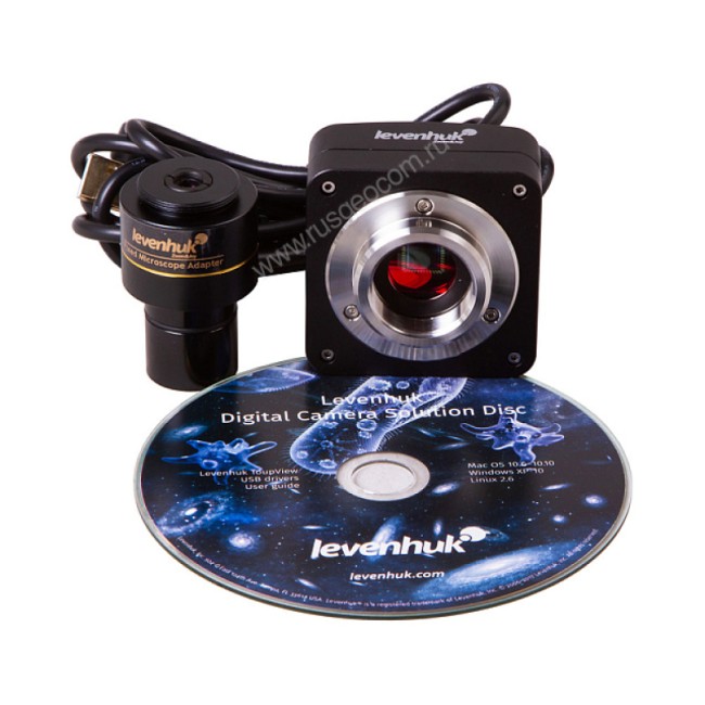 Микроскоп цифровой Levenhuk D900T, 5,1 Мпикс, тринокулярный Микроскоп цифровой Levenhuk D900T, 5,1 Мпикс, тринокулярный