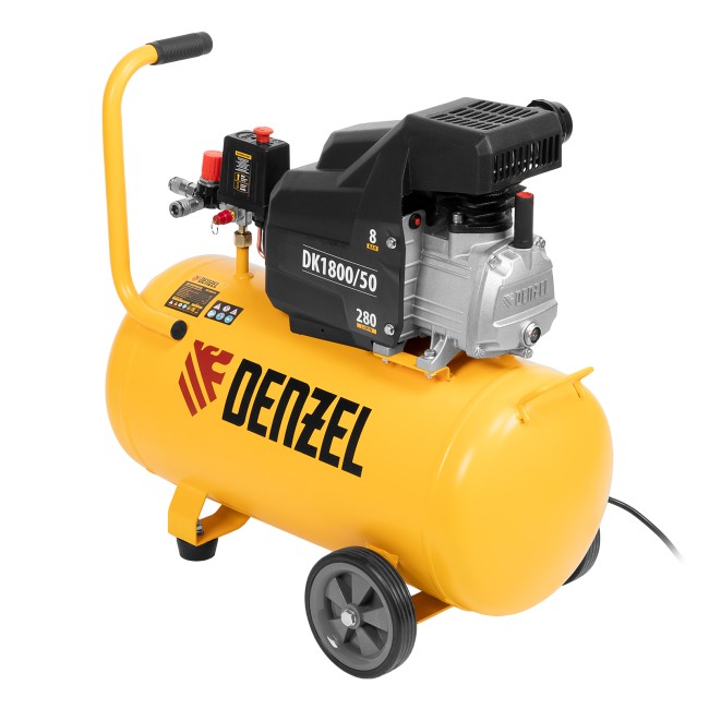 Компрессор воздушный коаксиальный DK1800/50 Х-PRO Denzel Компрессор воздушный коаксиальный DK1800/50 Х-PRO Denzel
