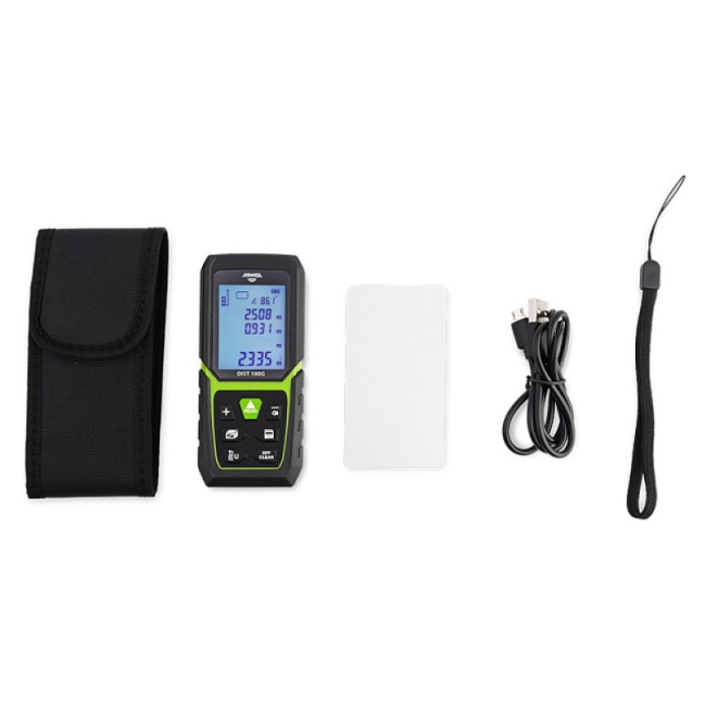 Лазерный дальномер AMO DIST 100G с калибровкой Лазерный дальномер AMO DIST 100G с калибровкой