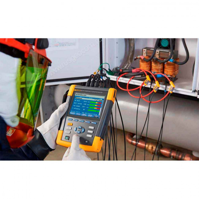 Анализатор качества электроэнергии Fluke 438 II/INTL Анализатор качества электроэнергии Fluke 438 II/INTL