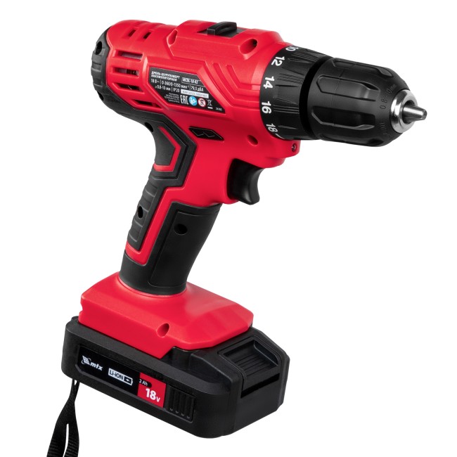 Дрель-шуруповерт аккумуляторная MCDL-18-02 2 акк. MTX Дрель-шуруповерт аккумуляторная MCDL-18-02 2 акк. MTX