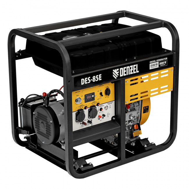 Генератор дизельный DES-85E, 8,5 кВт Denzel