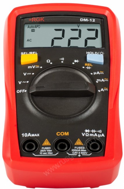 Мультиметр RGK DM-12 с поверкой Мультиметр RGK DM-12 с поверкой