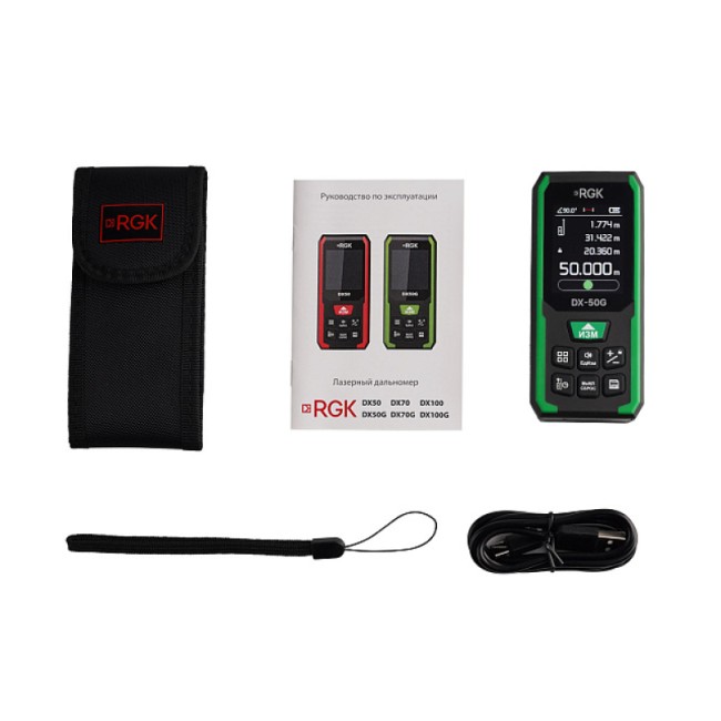 Лазерный дальномер RGK DX-50G Лазерный дальномер RGK DX-50G