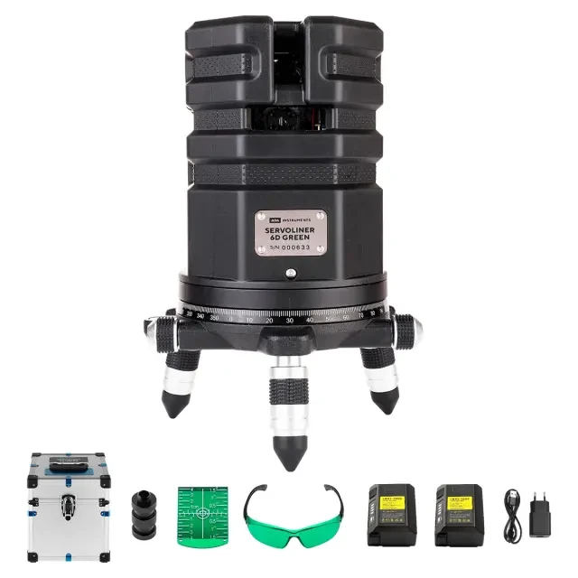 Лазерный уровень ADA 6D Servoliner Green
