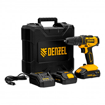 Дрель-шуруповерт аккумуляторная ударная CID-18-02BM Denzel Дрель-шуруповерт аккумуляторная ударная CID-18-02BM Denzel