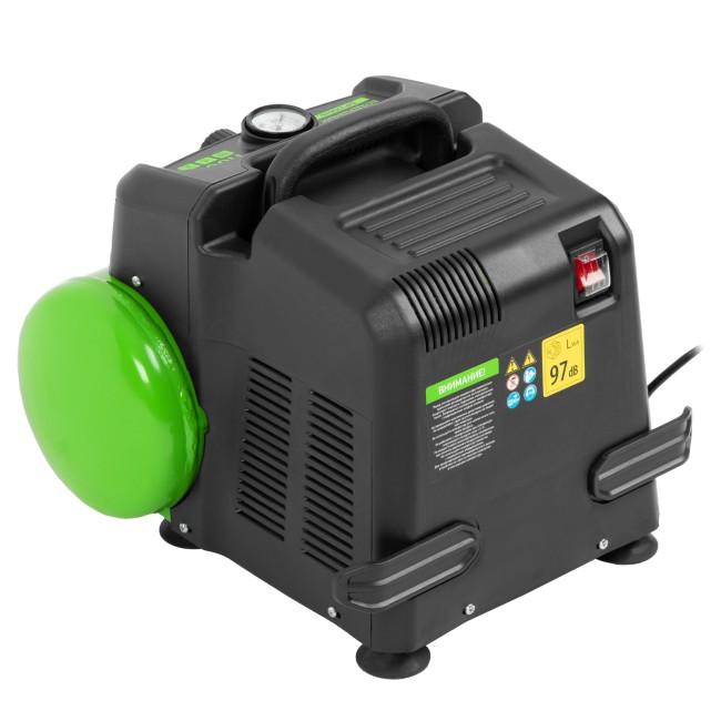 Компрессор воздушный безмаслянный BL 1100/6 1100Вт, ресивер 6 литров, 180 л/мин Сибртех Компрессор воздушный безмаслянный BL 1100/6 1100Вт, ресивер 6 литров, 180 л/мин Сибртех