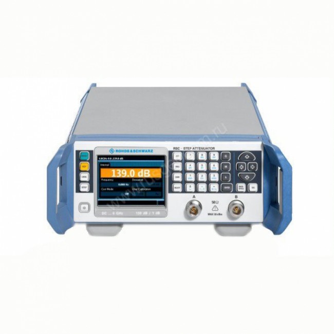 Аттенюатор Rohde Schwarz RSC от 0 до 139,9 дБ, от 0 до 6 ГГц, N гнездо на задней панели