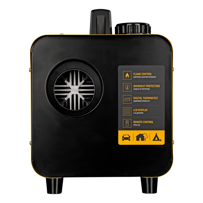 Дизельная тепловая портативная пушка Flame-5, 5кВт Denzel Дизельная тепловая портативная пушка Flame-5, 5кВт Denzel